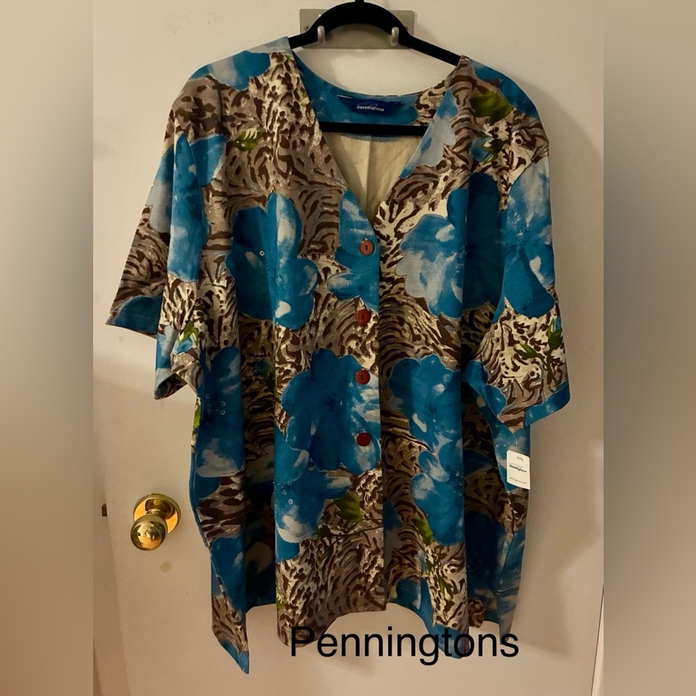 ☀️497 Penningtons Multicolor top